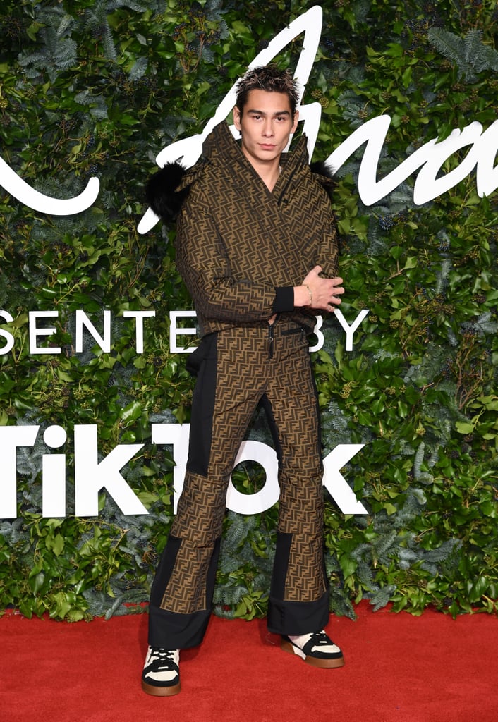 Evan Mock at the 2021 Fashion Awards