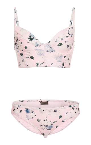 Proenza Schouler Underwired Floral-Print Bikini Set