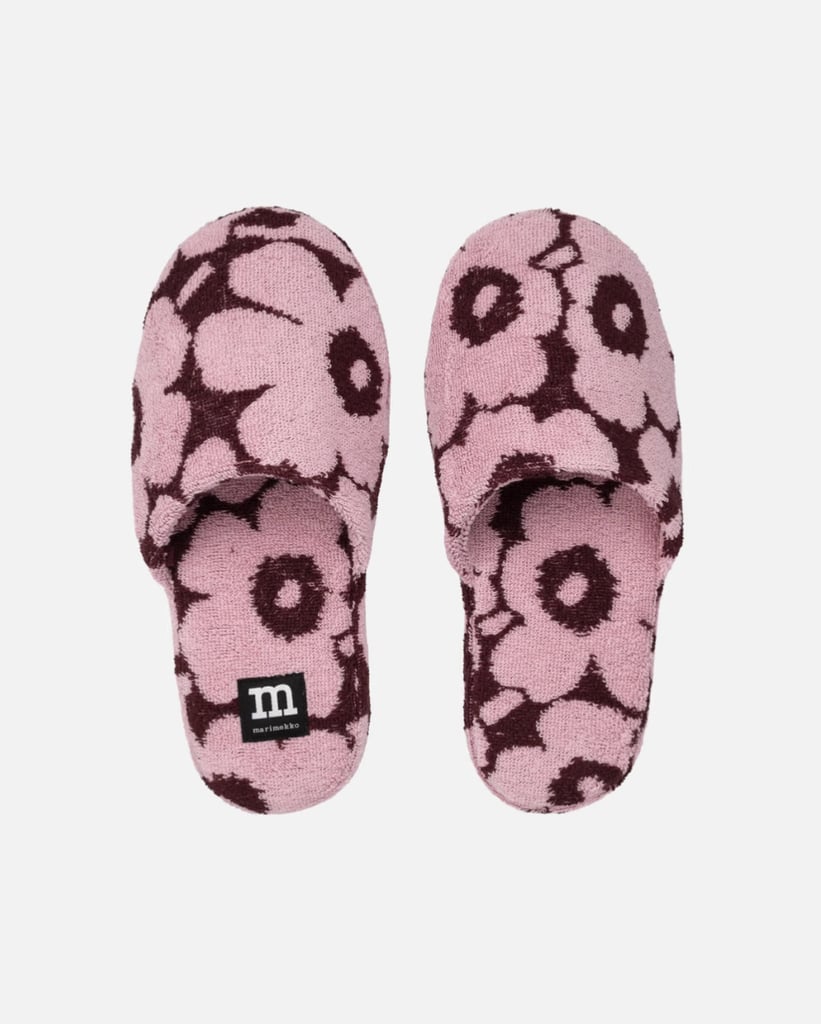 Marimekko Mini Unikko Slippers ($93)
"I've been a longtime fan of Marimekko's bold, colorful patterns, and what better way to bring joy to your everyday life than with a splash of color on your feet after a shower? Pink and brown are also having a major moment this year — channeling both the 1960s and the early 2000s — and I'm here for it." — Emily Zirimis, associate creative director