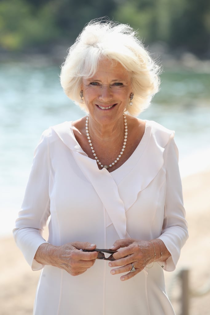 Camilla Parker Bowles and Judi Dench on the Isle of Wight