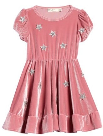 Lil Lemons by For Love & Lemons North Star Velvet Dress ($100)
