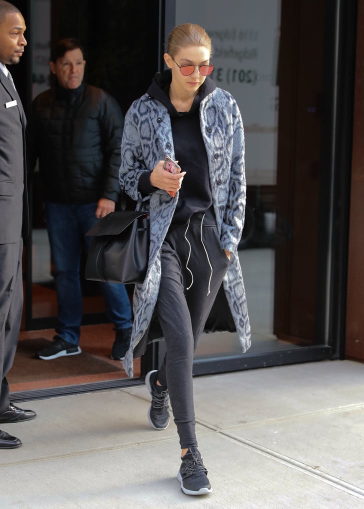 Gigi Hadid took her athleisure to the streets with an Elizabeth and ...