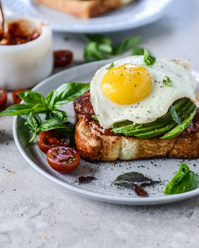 Bacon and Eggs Avocado Toast