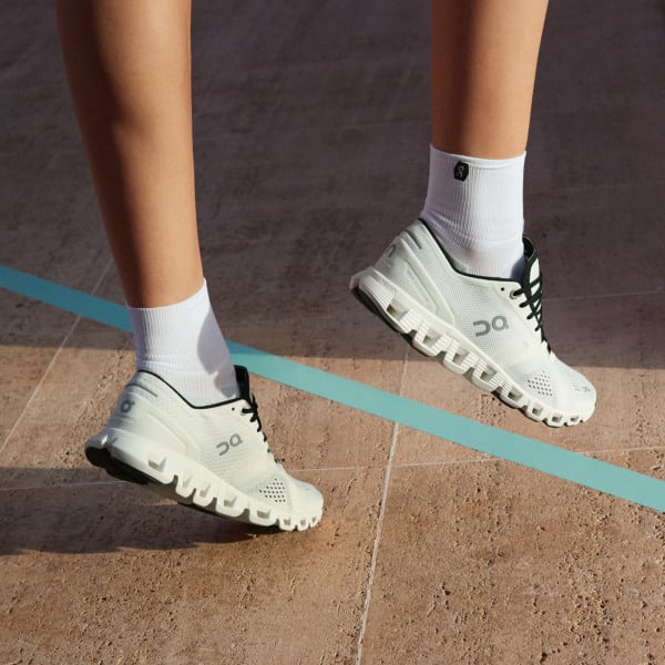 on cloud athletic tennis shoes