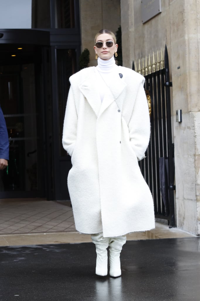 Hailey Bieber's Bright Looks For Paris Fashion Week | POPSUGAR Fashion