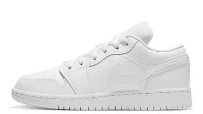 Nike Jordan 1 Low Triple White Sneakers