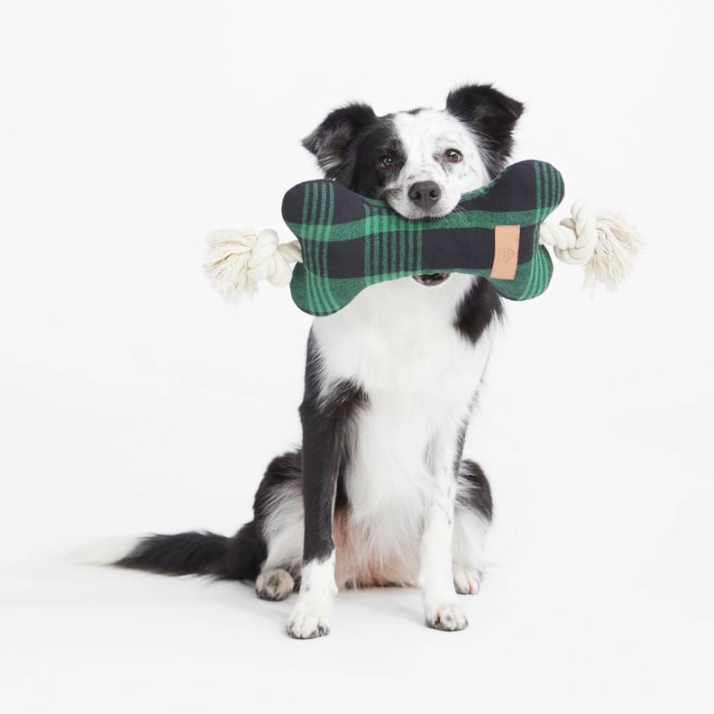 Hearth & Hand With Magnolia Plaid Bone Pet Toy