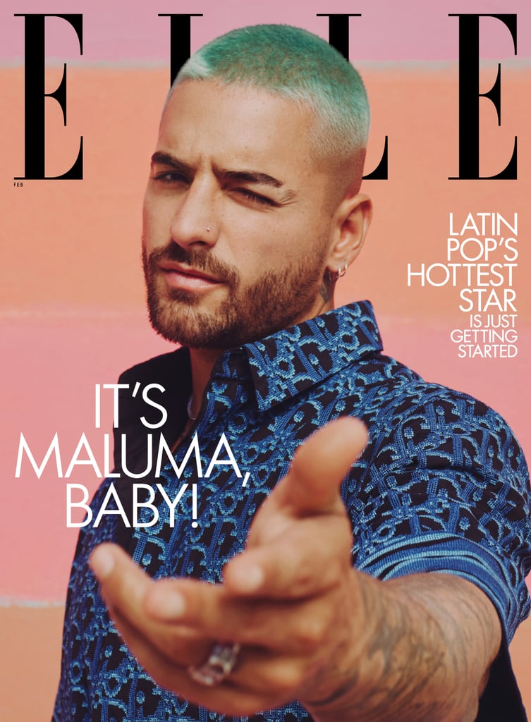 Maluma Talks About His Career in Elle's February 2021 Issue