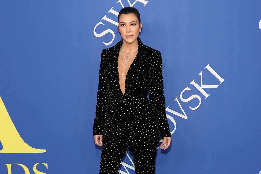 Kourtney Kardashian Christian Siriano Suit CFDA Awards 2018