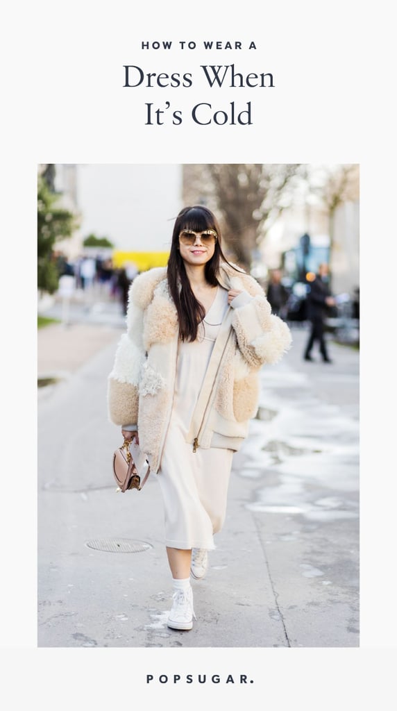 How to Wear a Dress When It's Cold