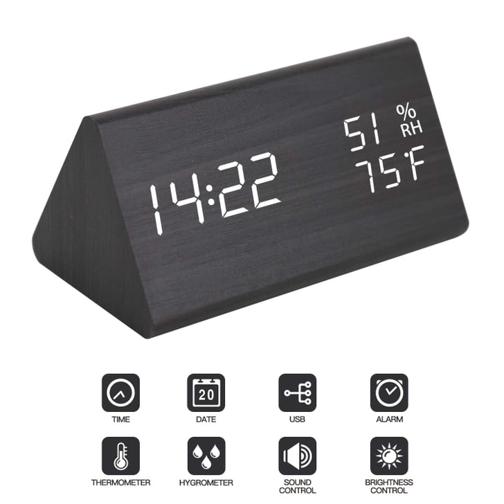 Digital Alarm Clock Cool Gadgets on Amazon 2019 POPSUGAR Smart
