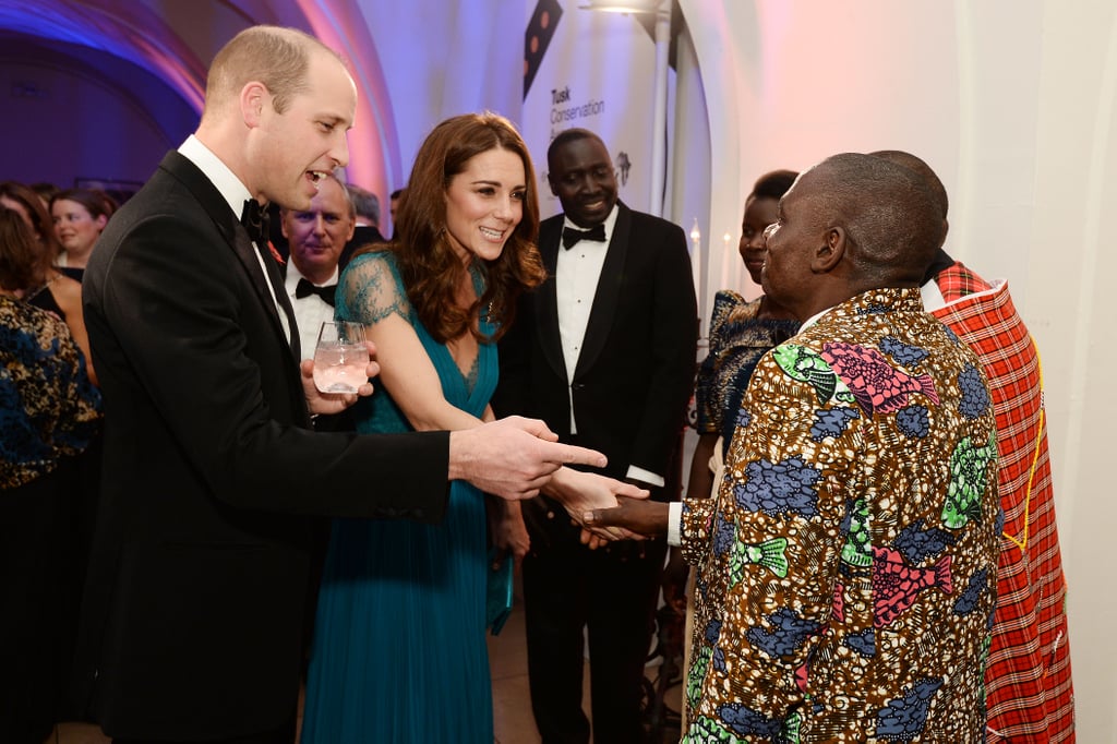 Kate Middleton Blue Jenny Packham Gown 2018