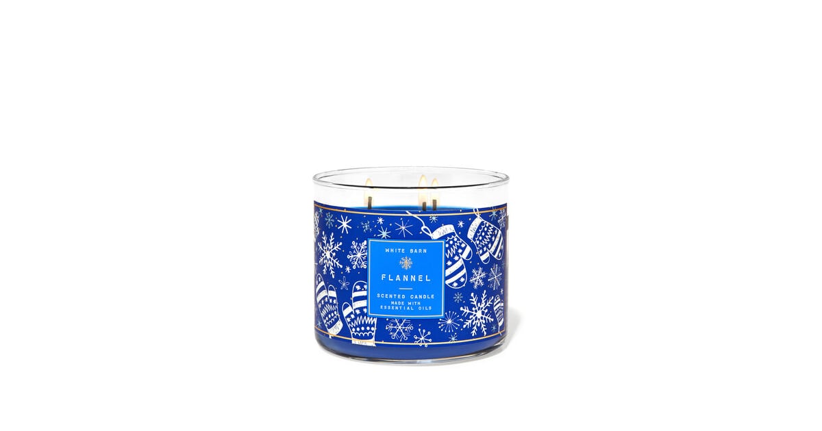 Flannel ThreeWick Candle Bath & Body Works Holiday Candles 2020
