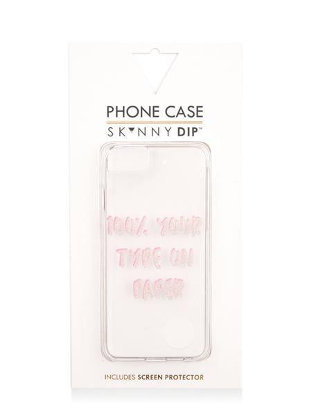 100% Your Type On Paper Case
