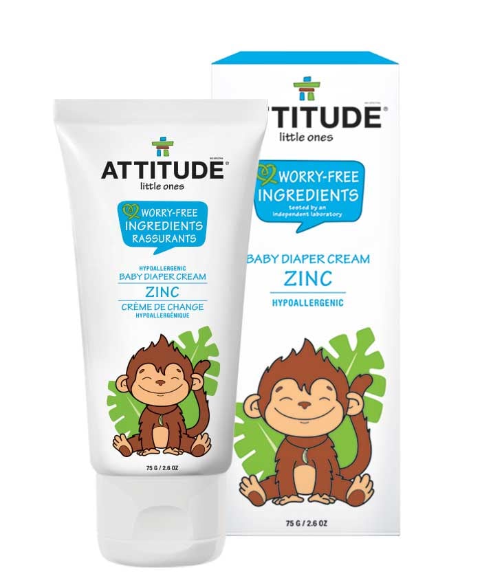 Attitude Baby Diaper Cream, Fragrance Free