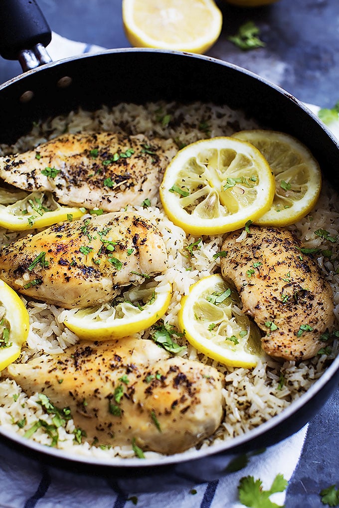 One-Pot Lemon Herb Chicken and Rice