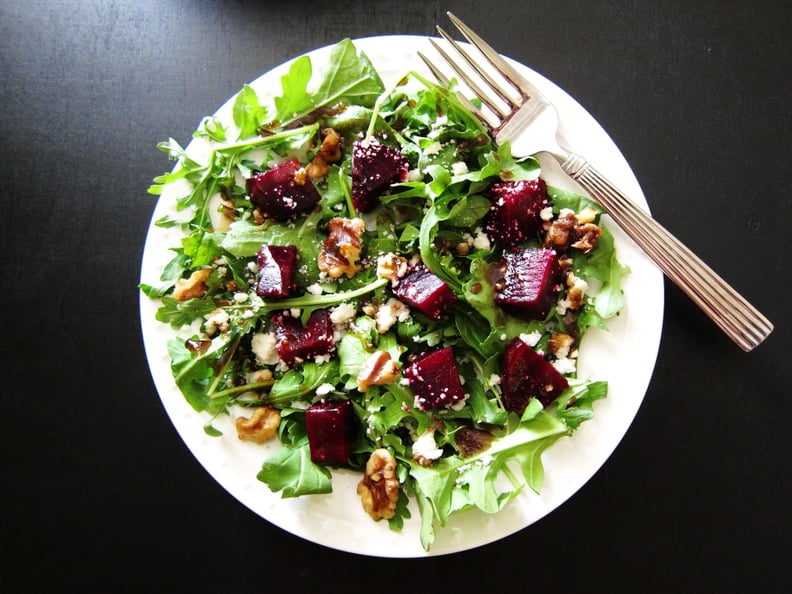 Instant Pot Beet Salad With Arugula, Goat Cheese, and Walnuts