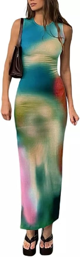 Best Sleeveless Printed Dress