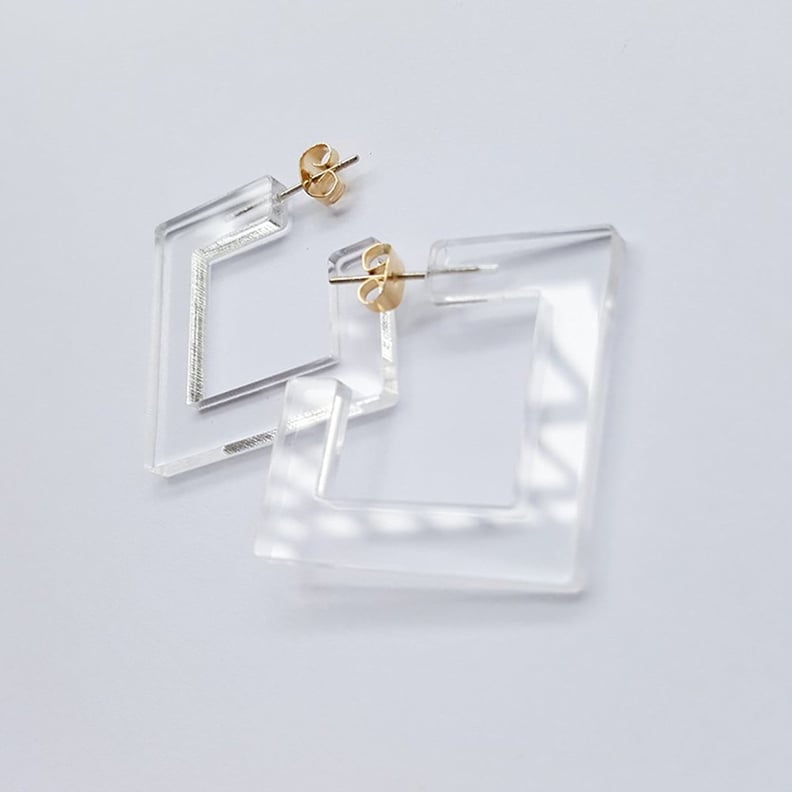 Transparent Acrylic Earrings