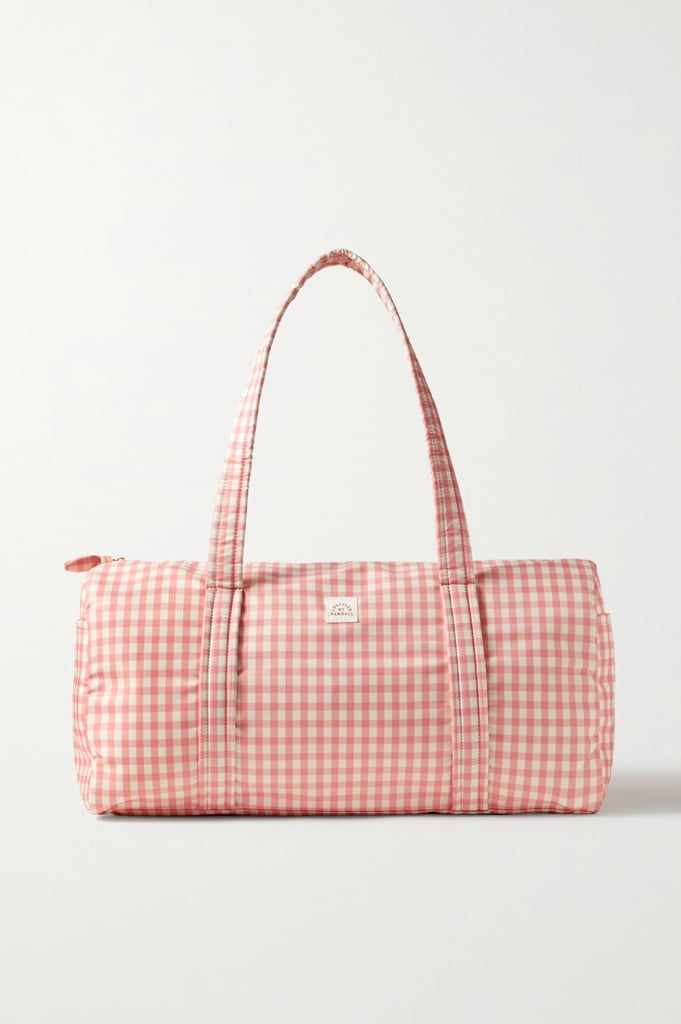 Loeffler Randall Gingham Shell Weekend Bag