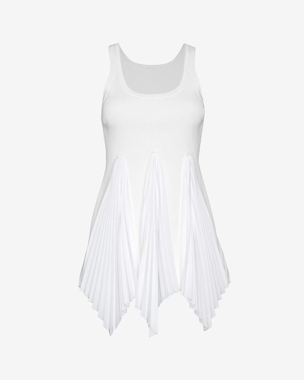 Derek Lam 10 Crosby Pleated Bottom Rib Knit Top ($395)