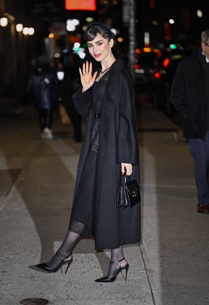 Lily Collins Winter Outfits