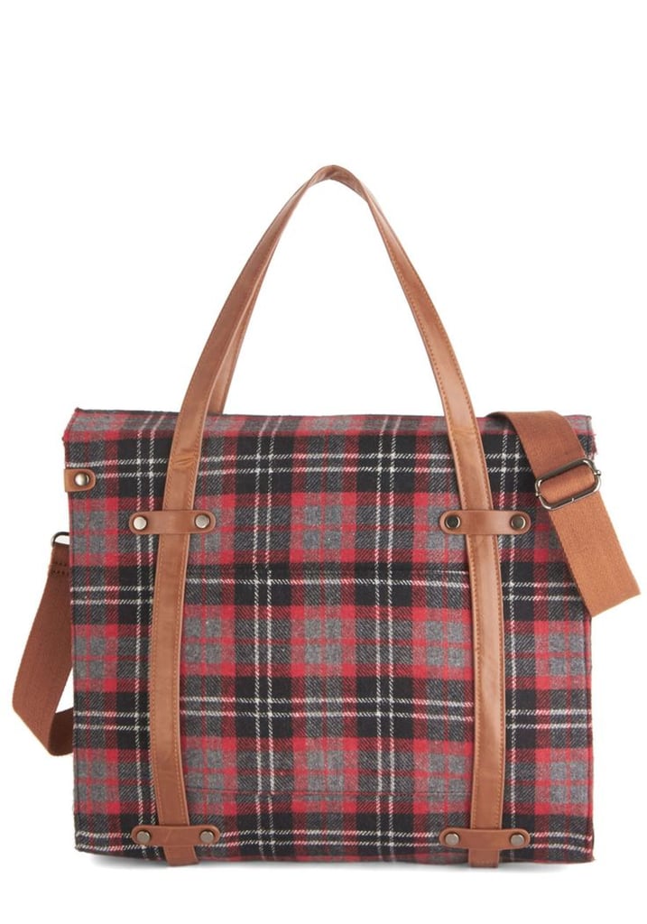 Plaid Laptop Bag | Wooden iPad Stand | POPSUGAR Tech Photo 4