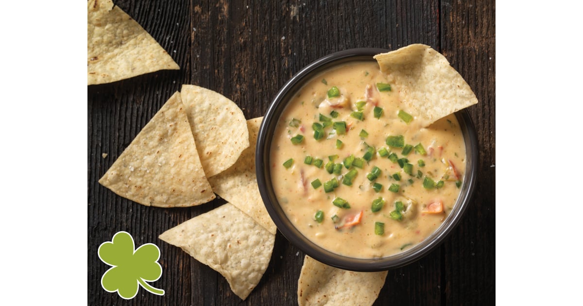 Qdoba Green Tabasco Queso St. Patrick's Day Foods 2017 POPSUGAR