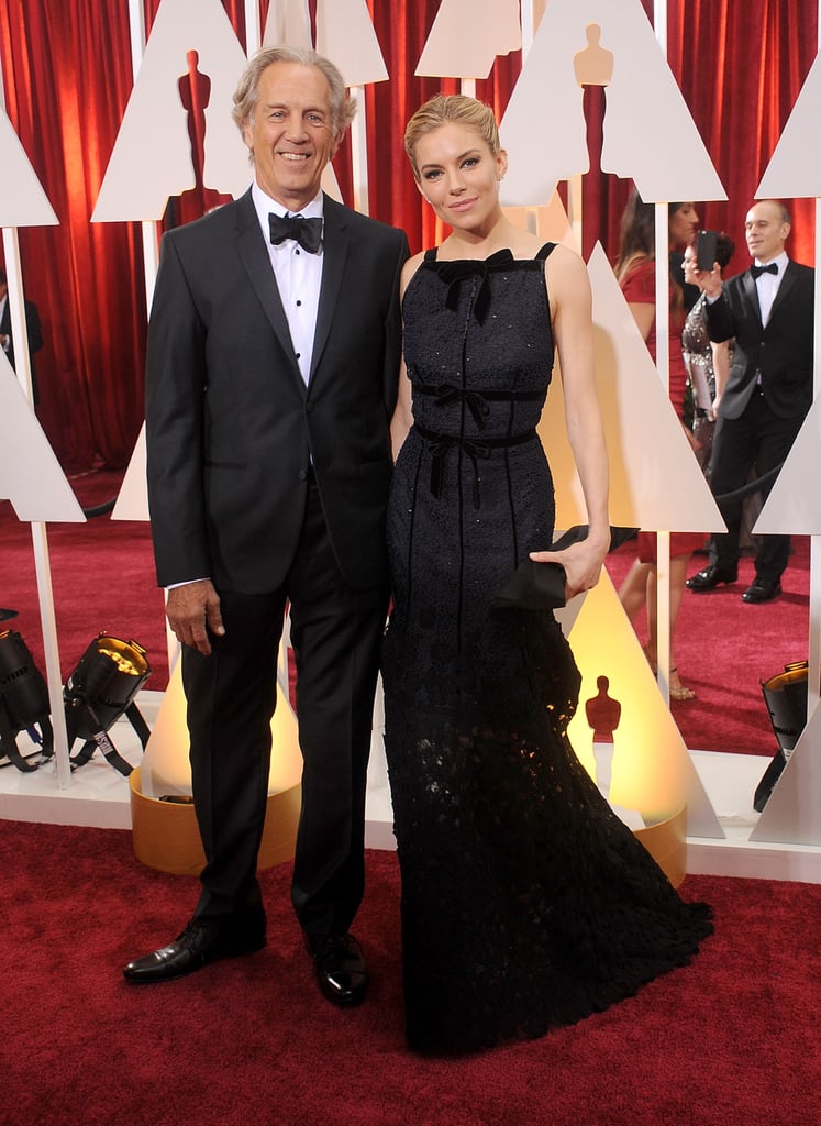 Sienna Miller's Oscars date was her dad, Edwin Miller.