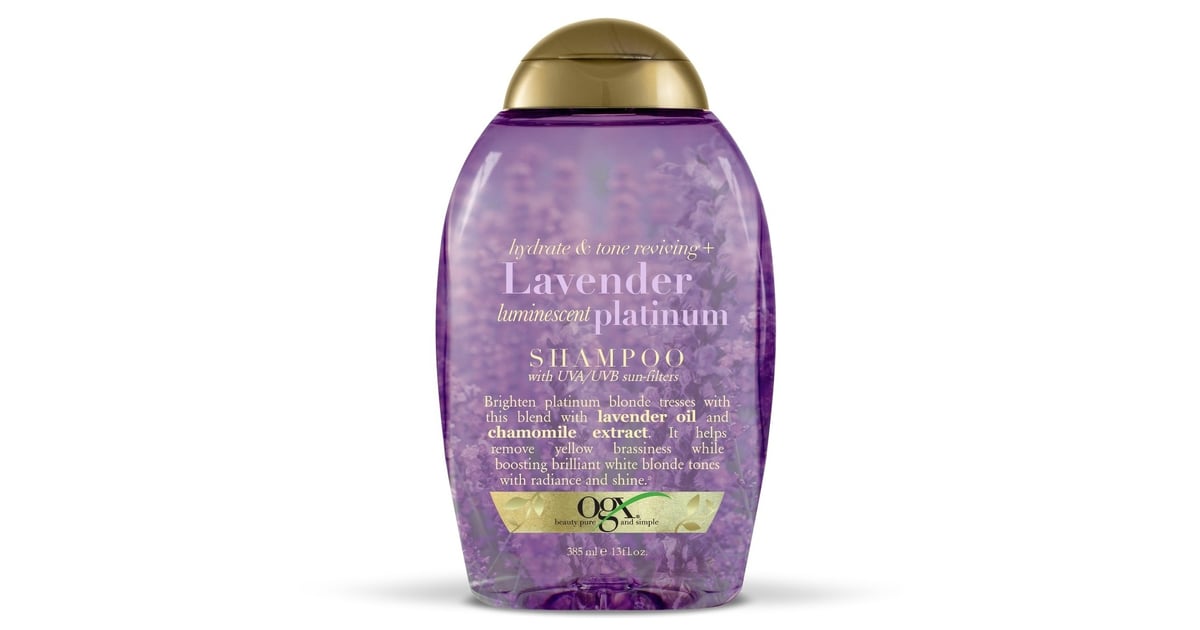 3. OGX Hydrate & Color Reviving + Lavender Luminescent Platinum Shampoo - wide 7