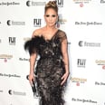 J Lo's Sultry, Sheer Ralph & Russo Gown Is Fierce and Fitted in All the Right Places