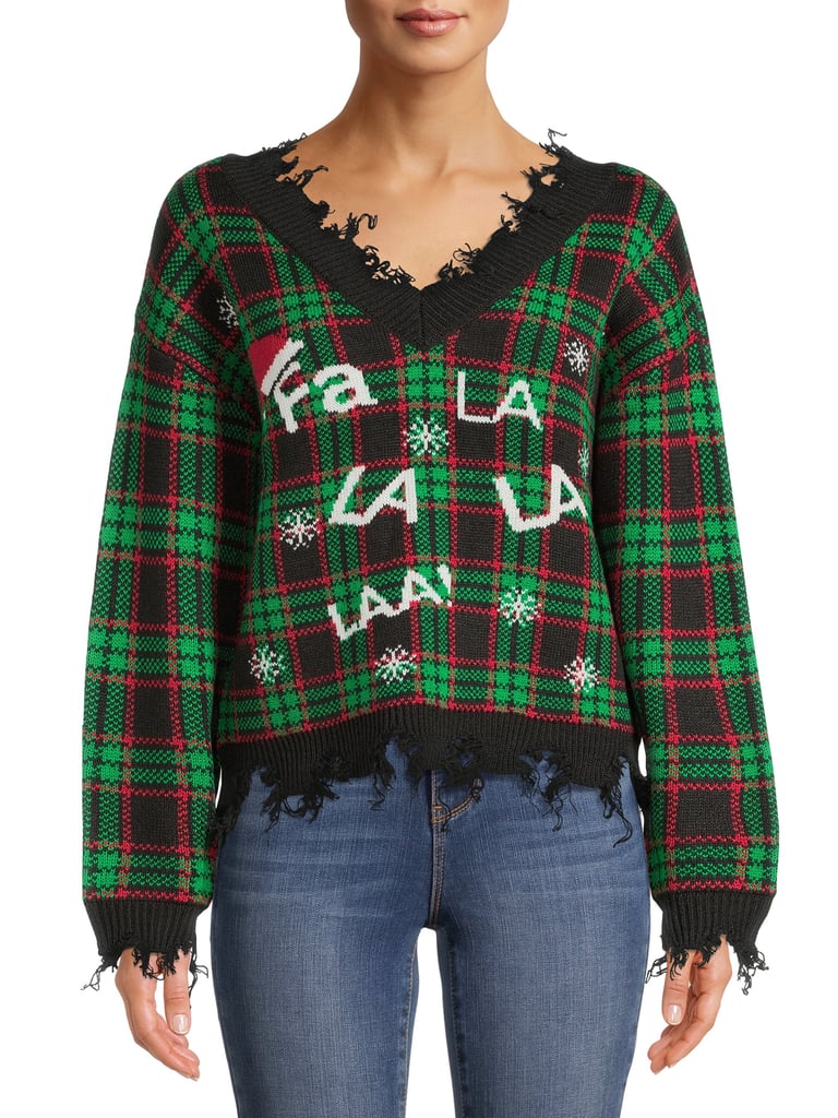 Derek Heart Juniors' Christmas Fa La La Sweater