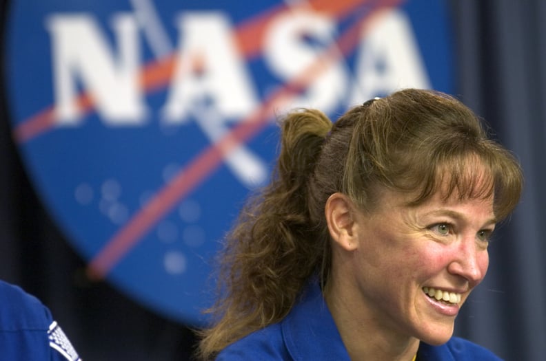 KENNEDY SPACE CENTER, FL - JULY 17:  Mission Specialist Lisa Nowak speaks at a post mission press conference July 17, 2006 at Kennedy Space Center in Florida. Discussed was the progress the mission had made on the completion of the International Space Sta