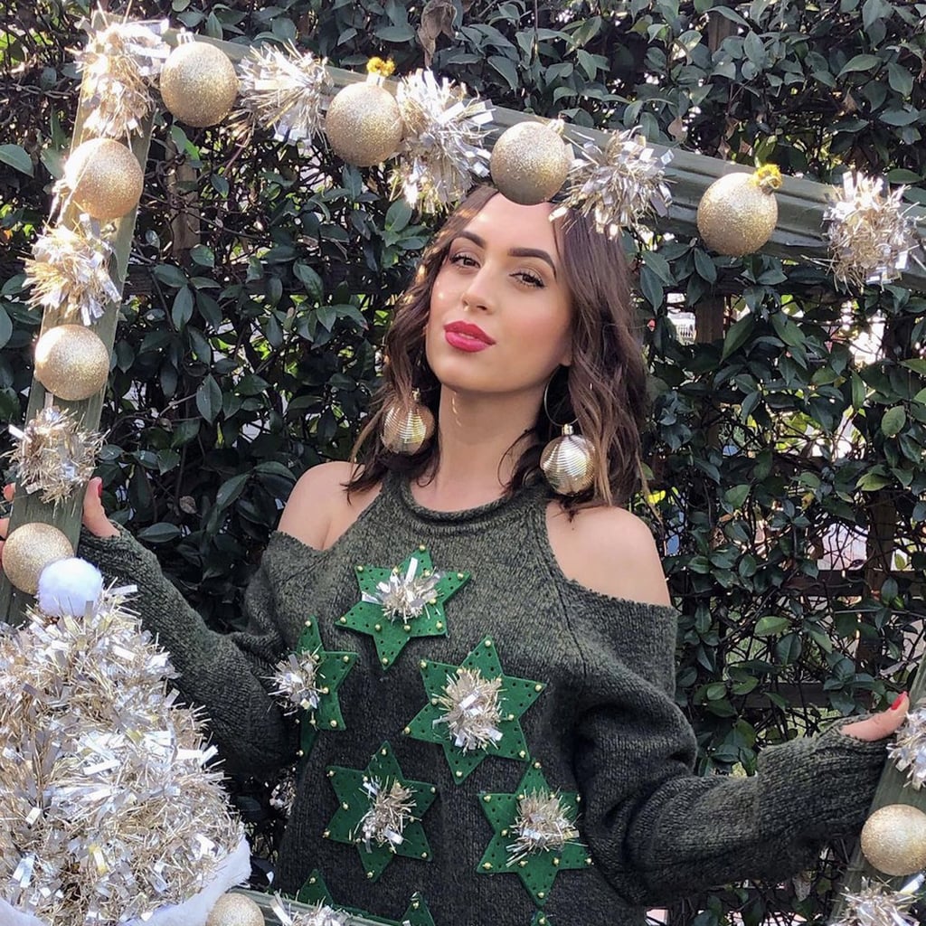glitter christmas sweater