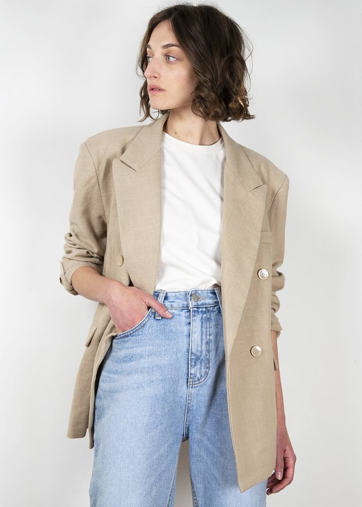 Frankie Peak Linen Blazer