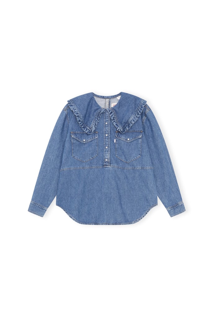 Ganni x Levi's Medium Indigo Denim Shirt