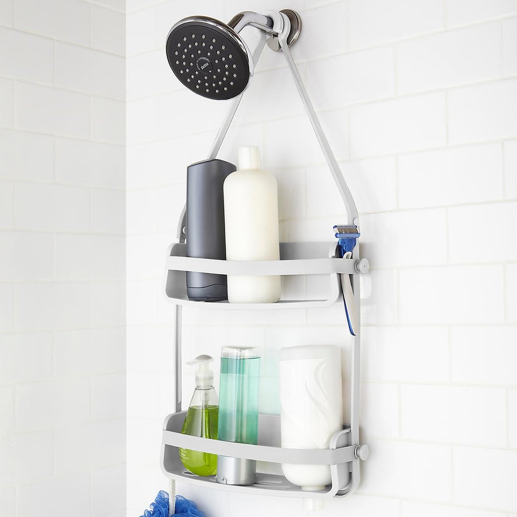 Umbra Grey Flex Shower Caddy Best Organizers For Small Bathrooms