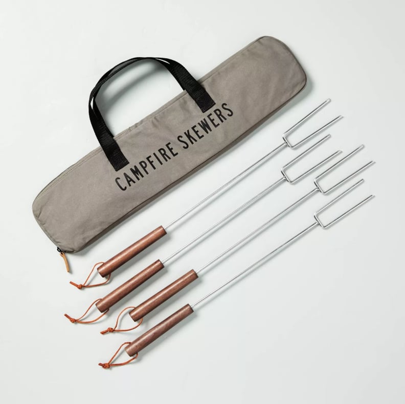 Hearth & Hand with Magnolia Campfire Skewer Set with Carrying Bag