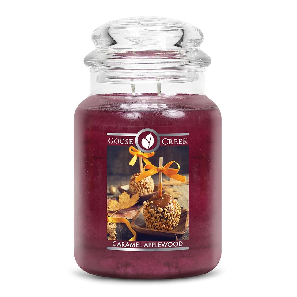 Goose Creek Caramel Applewood Large Jar Candle The Best Fall Candles of 2020 POPSUGAR Home