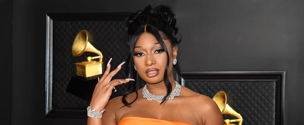 Megan Thee Stallion's '90s Hair and Makeup at Grammys 2021