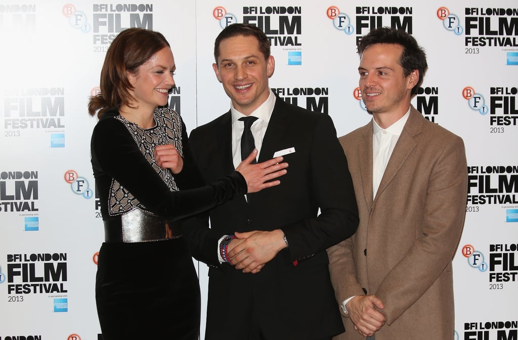 Having a laugh with Ruth Wilson and Andrew Scott at the Locke London Film Festival screening in 2013.