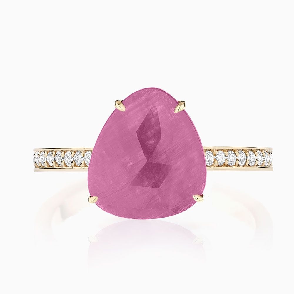 Shop Meghan's Ecksand Pink Sapphire Cocktail Ring