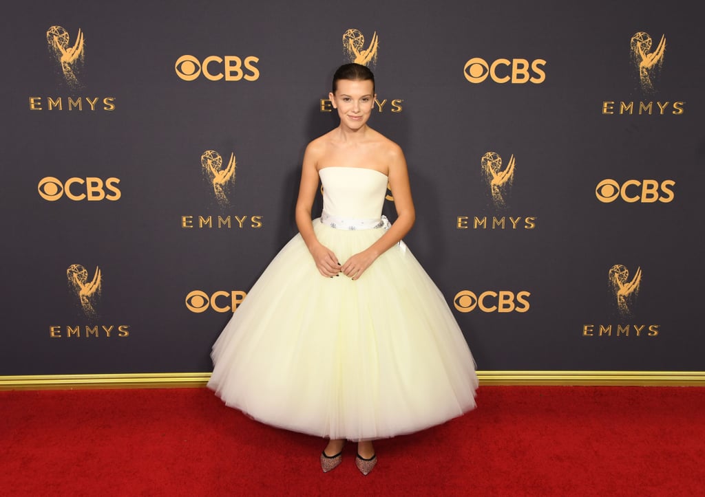 Millie Bobby Brown at the Emmys in 2017