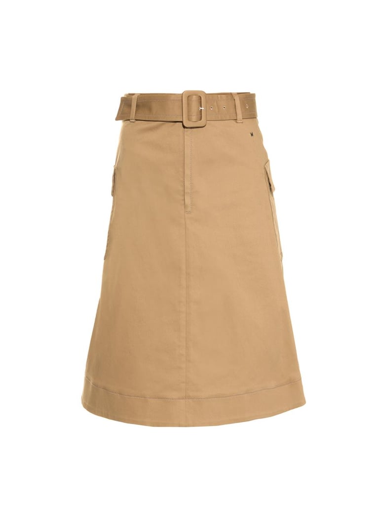 Muveil A-Line Cotton-Twill Skirt ($244)
