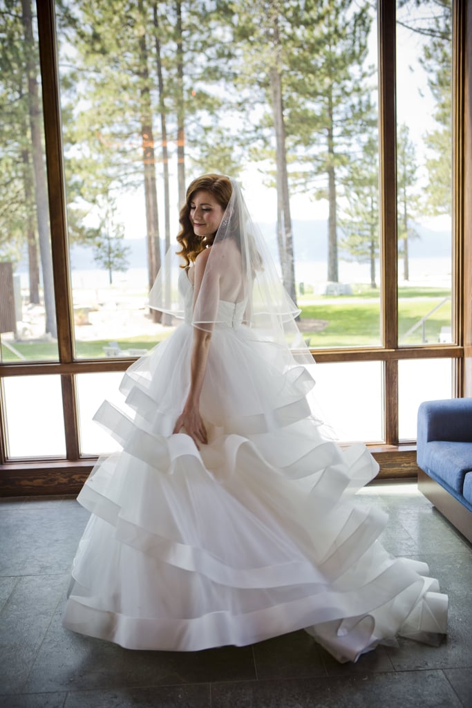 A Ballgown With Tiered Tulle