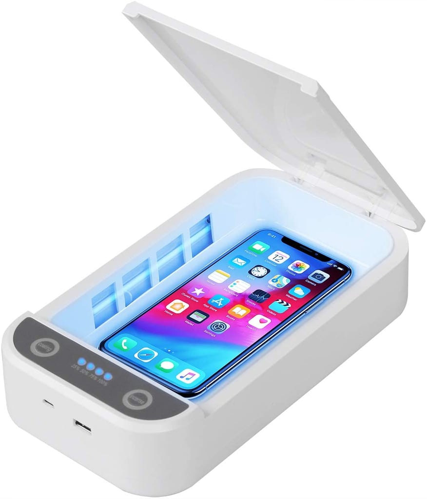 Yeaphy UV Smart Phone Sanitizer Phone Cleaning Box with Charging and Aromatherapy Function Phone Disinfection Box