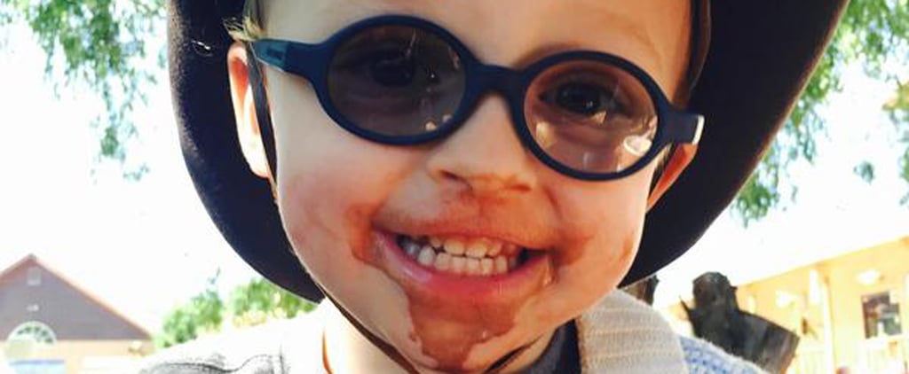 Anna Faris Tweets a Photo of Jack Eating Ice Cream