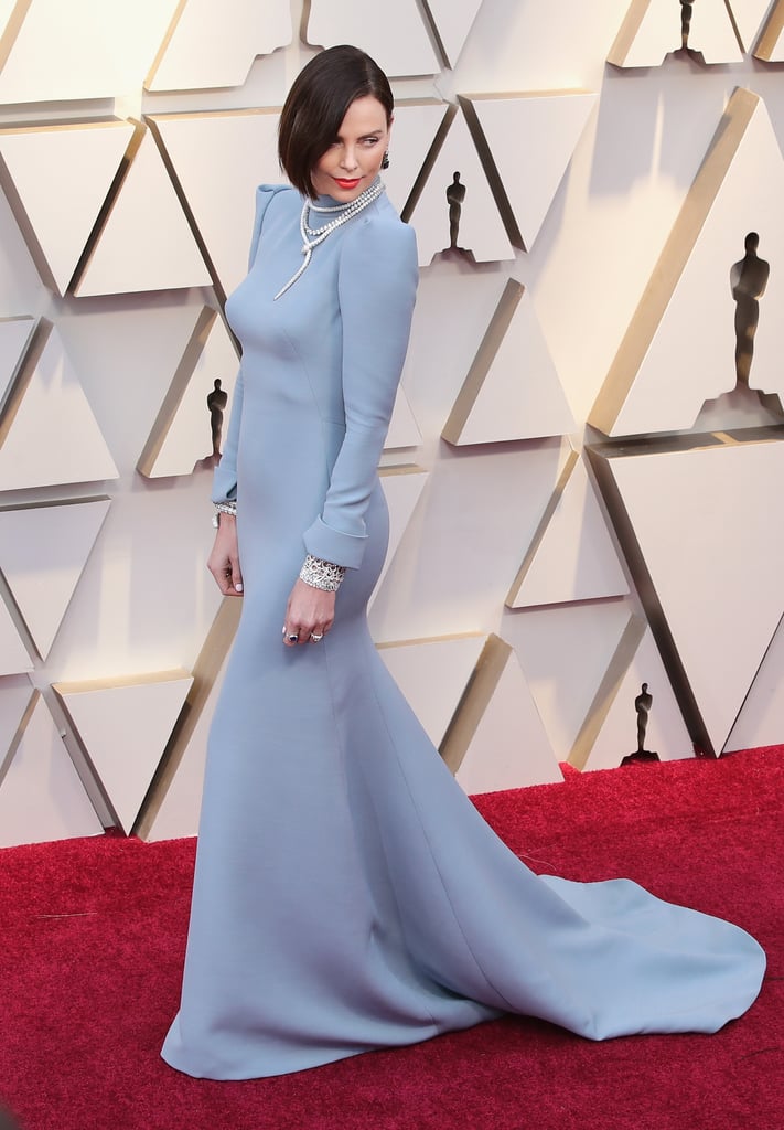 Charlize Theron Dior Dress Oscars 2019