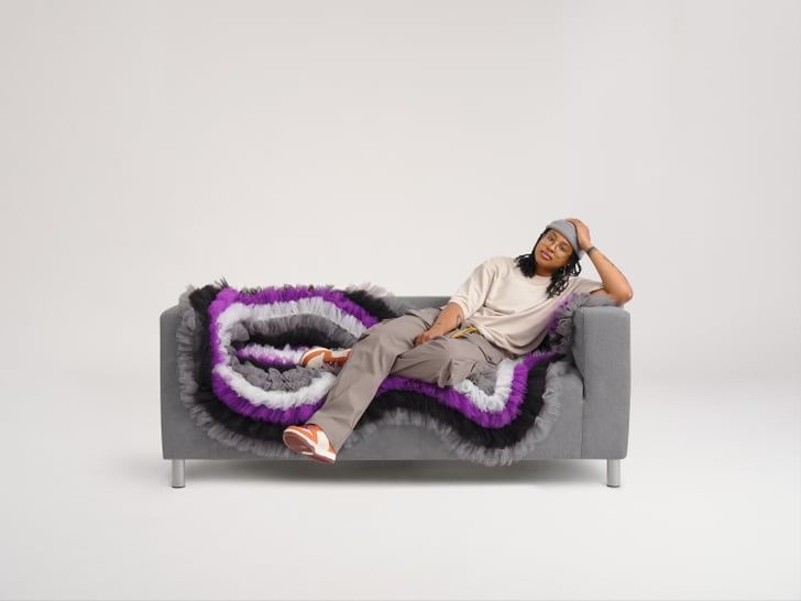 Inspired by the Asexual Pride Flag See Ikea's Pride Couches and Love
