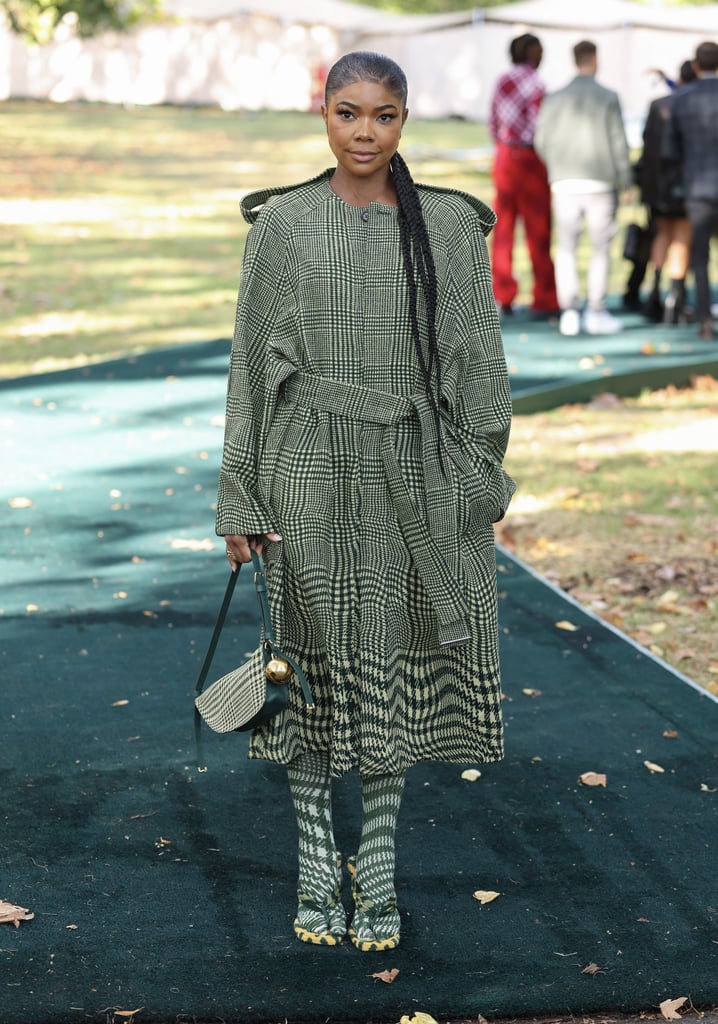 Gabrielle Union at the Burberry Show at London Fashion Week, September 2023